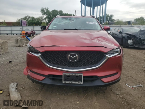 2019 Mazda CX-5 Grand Touring z VIN JM3KFBDM2K0665993, wystawiony jako Copart lot #58440685 z przebiegiem 38 306 mil mil oraz Szkoda całkowita • Salvage title. Historia ofert i sprzedaży dostępna na DreamBid. Obrazek 5.