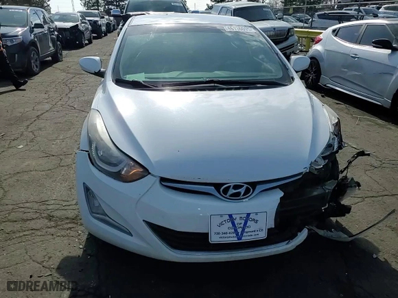 2014 Hyundai Elantra SE with VIN 5NPDH4AE3EH510039, listed as a Copart auction lot 46136095 with 123,517 mi miles and Salvage Title. Bid and sale history available at carsss.com. Image 11.