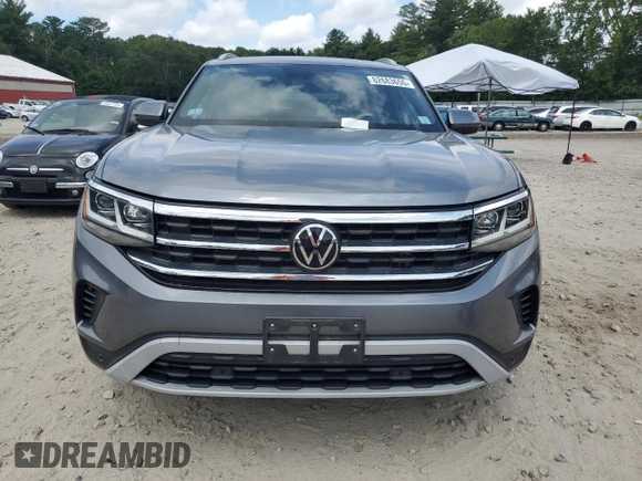 2020 Volkswagen Atlas SE with VIN 1V26C2CA7LC203051, listed as a Copart auction lot 62683655 with 57,454 mi miles and Non repairable. Bid and sale history available at DreamBid. Image 5.
