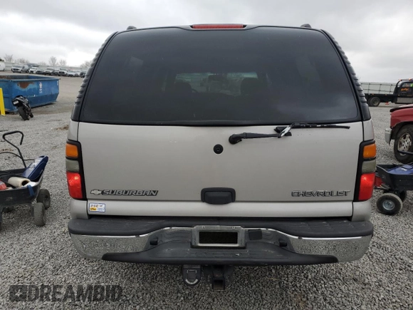 2005 Chevrolet Suburban LT with VIN 1GNEC16Z95J187286, listed as a Copart auction lot 86953594 with 238,312 mi miles and Salvage Title. Bid and sale history available at carsss.com. Image 6.