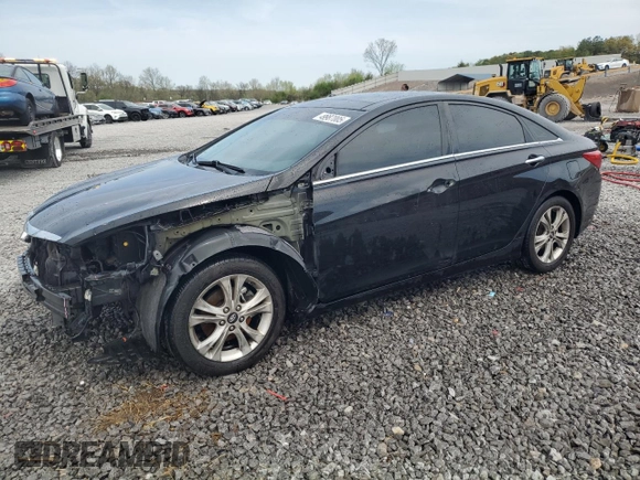 2012 Hyundai Sonata 2.4L Limited PZEV with VIN 5NPEC4AC7CH485242, listed as a Copart auction lot 49987005 with 183,182 mi miles and Salvage Title. Bid and sale history available at carsss.com. Image 1.