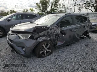 2017 Toyota RAV4 XLE with VIN JTMWFREV7HD105088, listed as a Copart auction lot 53138545 with 88,964 mi miles and Salvage Title. Bid and sale history available at DreamBid. Image 1.