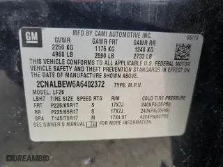 2010 Chevrolet Equinox LS with VIN 2CNALBEW6A6402372, listed as a Copart auction lot 51013585 with 153,549 mi miles and Salvage Title. Bid and sale history available at carsss.com. Image 13.