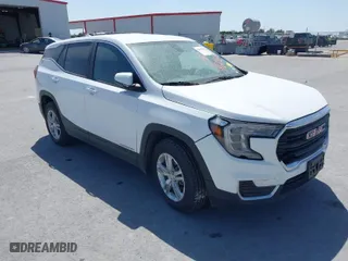 2023 GMC Terrain SLE with VIN 3GKALMEG0PL211094, listed as a IAAI auction lot 41607695 with 97,073 mi miles. Bid and sale history available at carsss.com. Image 1.