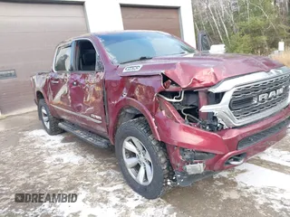 2019 Ram 1500 Limited z VIN 1C6SRFHT5KN896163, wystawiony jako IAAI lot #41101234 z przebiegiem 100 112 mil mil oraz . Historia ofert i sprzedaży dostępna na DreamBid. Obrazek 6.