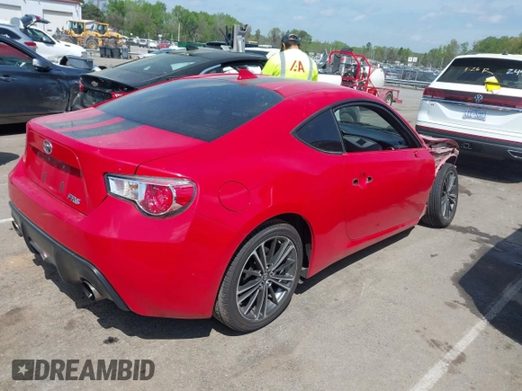 2015 Scion FR-S with VIN JF1ZNAA15F8708315, listed as a IAAI auction lot 41961534 with 102,640 mi miles. Bid and sale history available at carsss.com. Image 4.