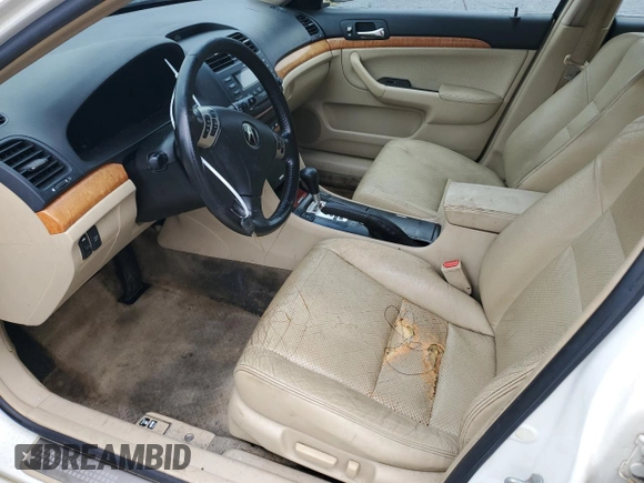 2005 Acura TSX with VIN JH4CL96845C009441, listed as a Copart auction lot 61310015 with 261,841 mi miles and Clean title. Bid and sale history available at DreamBid. Image 7.