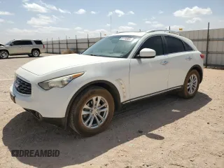2010 Infiniti FX35 with VIN JN8AS1MU7AM801086, listed as a Copart auction lot 51745085 with 105,162 mi miles and Clean Title. Bid and sale history available at carsss.com. Image 1.