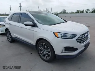 2019 Ford Edge Titanium with VIN 2FMPK3K98KBB48917, listed as a IAAI auction lot 41959833 with 87,326 mi miles. Bid and sale history available at carsss.com. Image 1.