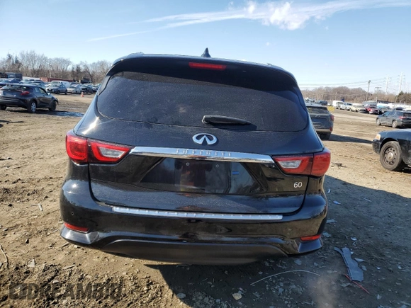 2018 Infiniti QX60 with VIN 5N1DL0MM1JC504459, listed as a Copart auction lot 42913155 with 125,869 mi miles and Salvage Title. Bid and sale history available at carsss.com. Image 6.
