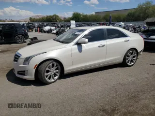 2014 Cadillac ATS Premium with VIN 1G6AF5SX5E0161898, listed as a Copart auction lot 68370014 with 131,129 mi miles and Salvage Title. Bid and sale history available at carsss.com. Image 1.
