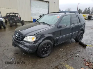 2002 Mercedes-Benz M-Class with VIN 4JGAB54E62A343938, listed as a Copart auction lot 87127184 with 226,811 mi miles and Clean Title. Bid and sale history available at carsss.com. Image 1.