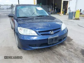 2004 Honda Civic LX with VIN 2HGES16614H530479, listed as a IAAI auction lot 42142030 with 145,577 mi miles. Bid and sale history available at carsss.com. Image 6.
