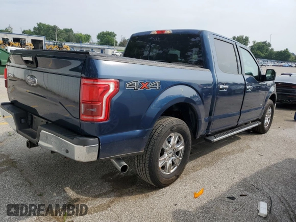 2016 Ford F-150 XLT with VIN 1FTEW1EP6GKF98531, listed as a Copart auction lot 60117745 with 115,517 mi miles and Salvage title. Bid and sale history available at DreamBid. Image 3.