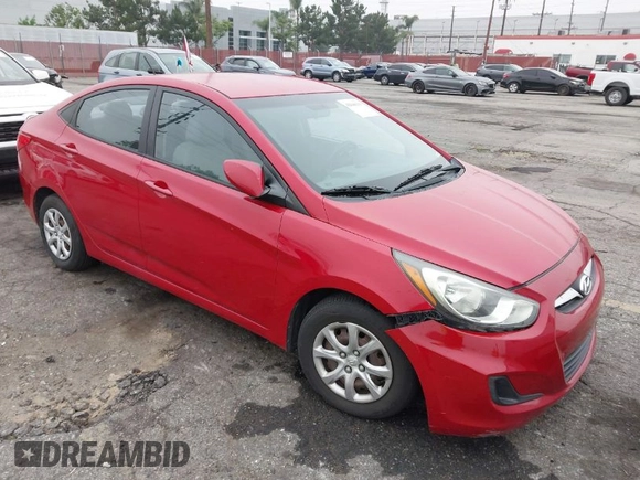 2013 Hyundai Accent GLS with VIN KMHCT4AE3DU537137, listed as a IAAI auction lot 42046119 with 158,878 mi miles. Bid and sale history available at carsss.com. Image 1.