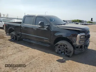 2024 Ford F-250 XL with VIN 1FT8W2BT9RED29414, listed as a Copart auction lot 58941215 with 13,881 mi miles and Salvage title. Bid and sale history available at DreamBid. Image 4.