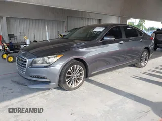 2017 Genesis G80 3.8L with VIN KMHGN4JE4HU171285, listed as a IAAI auction lot 42197648 with 125,192 mi miles and . Bid and sale history available at DreamBid. Image 16.