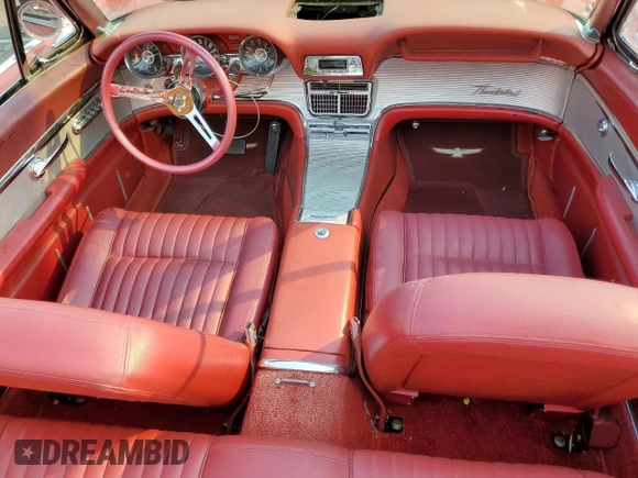 1961 Ford Thunderbird with VIN 1Y73Z116153, listed as a Copart auction lot 70746614 with 83,218 mi miles and Salvage Title. Bid and sale history available at DreamBid. Image 8.