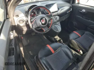 2013 FIAT 500e with VIN 3C3CFFGE9DT740322, listed as a Copart auction lot 42872445 with 45,613 mi miles and Salvage Title. Bid and sale history available at carsss.com. Image 8.