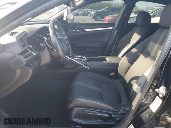 2019 Honda Civic Sedan Sport with VIN 19XFC2F88KE015317, listed as a Copart auction lot 52079595 with 134,652 mi miles and Salvage Title. Bid and sale history available at carsss.com. Image 7.