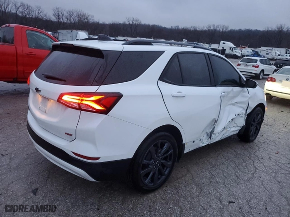 2024 Chevrolet Equinox RS with VIN 3GNAXMEGXRS130622, listed as a Copart auction lot 43240515 with 14,354 mi miles and Salvage Title. Bid and sale history available at carsss.com. Image 3.