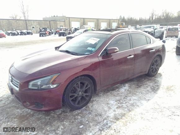 2012 Nissan Maxima 3.5 S with VIN 1N4AA5AP0CC837365, listed as a IAAI auction lot 41394533 with 156,410 mi miles. Bid and sale history available at carsss.com. Image 18.