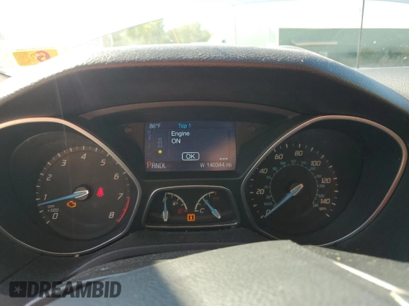 2014 Ford Focus SE with VIN 1FADP3K23EL178428, listed as a Copart auction lot 50118125 with 140,344 mi miles and Non Repairable. Bid and sale history available at carsss.com. Image 9.