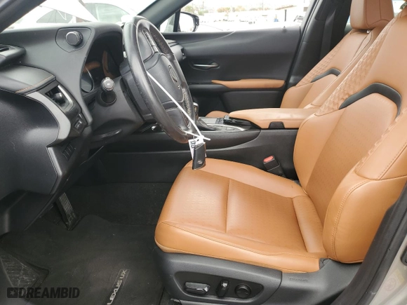 2019 Lexus UX with VIN JTHY3JBH2K2017553, listed as a Copart auction lot 52984105 with 22,187 mi miles and Salvage Title. Bid and sale history available at carsss.com. Image 7.