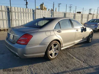 2013 Mercedes-Benz S-Class S 550 with VIN WDDNG7DB9DA519723, listed as a Copart auction lot 45990435 with 143,656 mi miles and Salvage Title. Bid and sale history available at carsss.com. Image 3.