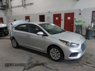 2018 Hyundai Accent SE with VIN 3KPC24A37JE034940, listed as a IAAI auction lot 41927667 with 87,906 mi miles. Bid and sale history available at carsss.com. Image 1.