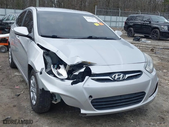 2012 Hyundai Accent GLS with VIN KMHCT4AE5CU242474, listed as a IAAI auction lot 41455547 with 163,199 mi miles. Bid and sale history available at carsss.com. Image 6.