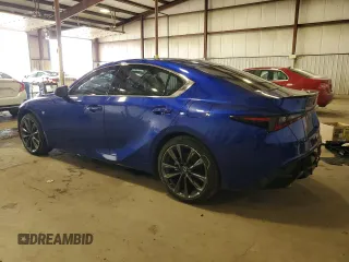 2022 Lexus IS 350 F Sport with VIN JTHGZ1E29N5025881, listed as a Copart auction lot 49969045 with 26,300 mi miles and Salvage title. Bid and sale history available at DreamBid. Image 2.