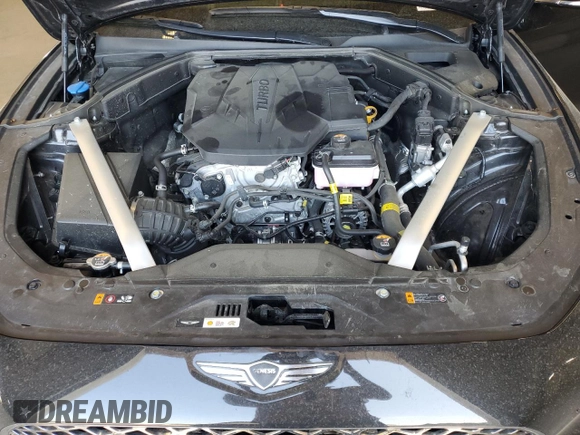 2024 Genesis G70 2.5T with VIN KMTG34SC4RU143352, listed as a Copart auction lot 56943305 with 20,316 mi miles and Clean title. Bid and sale history available at DreamBid. Image 11.