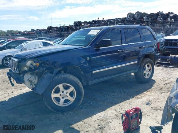2005 Jeep Grand Cherokee Limited with VIN 1J8HR58N75C612085, listed as a IAAI auction lot 41600318 with NaN miles. Bid and sale history available at carsss.com. Image 2.