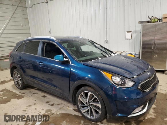 2018 Kia Niro Touring with VIN KNDCE3LC9J5148366, listed as a Copart auction lot 41485985 with 0 mi miles and Salvage Title. Bid and sale history available at carsss.com. Image 4.