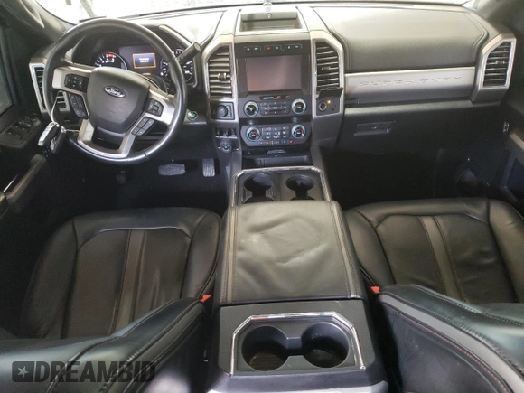 2020 Ford F-350 XL with VIN 1FT8W3BT5LEE56769, listed as a Copart auction lot 53104495 with 134,810 mi miles and Salvage title. Bid and sale history available at DreamBid. Image 8.