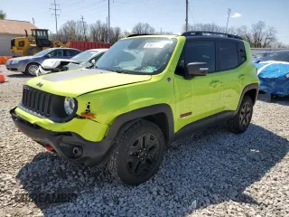 2018 Jeep Renegade Trailhawk with VIN ZACCJBCB0JPH49959, listed as a Copart auction lot 51521625 with 37,152 mi miles and Salvage Title. Bid and sale history available at carsss.com. Image 1.