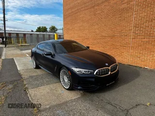 2024 BMW 8 Series with VIN WBAGX0C15RCN79848, listed as a Copart auction lot 75108124 with 1,566 mi miles and Salvage title. Bid and sale history available at DreamBid. Image 1.