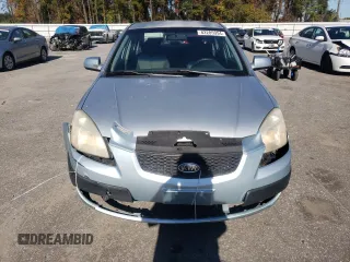 2007 Kia Rio LX with VIN KNADE123376228255, listed as a Copart auction lot 82205954 with 178,823 mi miles and Salvage Title. Bid and sale history available at carsss.com. Image 5.