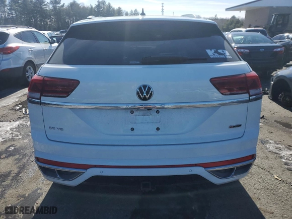 2021 Volkswagen Atlas Cross Sport 3.6L V6 SE w/Technology R-Line with VIN 1V2RE2CA8MC203553, listed as a Copart auction lot 45873045 with 83,348 mi miles and Salvage Title. Bid and sale history available at carsss.com. Image 6.