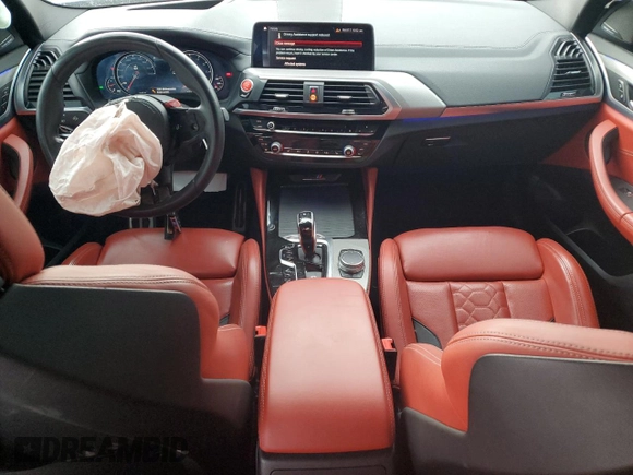 2020 BMW X3 M Competition with VIN 5YMTS0C06LLT11106, listed as a Copart auction lot 72803964 with 49,679 mi miles and Salvage Title. Bid and sale history available at carsss.com. Image 8.