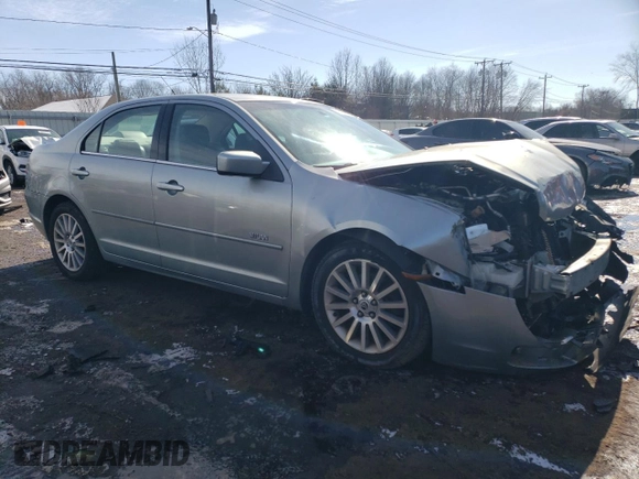 2007 Mercury Milan Premier with VIN 3MEHM08Z97R652599, listed as a Copart auction lot 46596345 with 92,720 mi miles and Salvage Title. Bid and sale history available at carsss.com. Image 4.