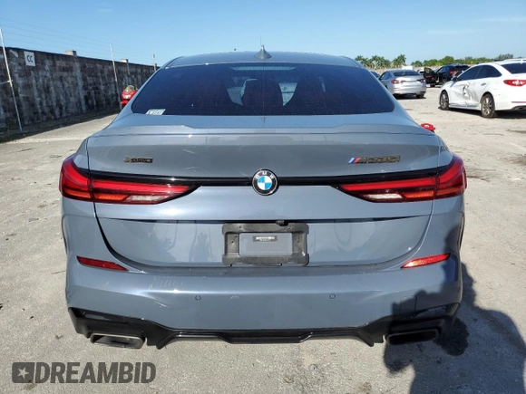 2020 BMW 2 Series M235i xDrive with VIN WBA13AL00L7F94677, listed as a Copart auction lot 70294713 with 37,548 mi miles. Bid and sale history available at carsss.com. Image 6.