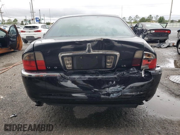 2003 Lincoln LS with VIN 1LNHM86SX3Y699279, listed as a Copart auction lot 52012445 with 123,055 mi miles and Salvage Title. Bid and sale history available at carsss.com. Image 6.