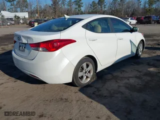 2013 Hyundai Elantra GLS with VIN 5NPDH4AE6DH390056, listed as a IAAI auction lot 41658021 with 1 mi miles. Bid and sale history available at carsss.com. Image 4.