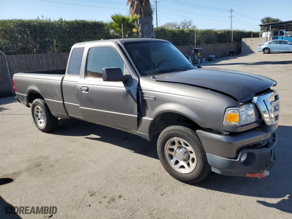 2011 Ford Ranger XL with VIN 1FTKR1EE5BPA82827, listed as a Copart auction lot 45352425 with 44,977 mi miles and Salvage Title. Bid and sale history available at carsss.com. Image 4.