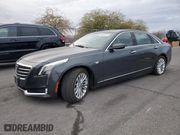 2017 Cadillac CT6 Luxury RWD with VIN 1G6KC5RX1HU188452, listed as a Copart auction lot 86581314 with 68,952 mi miles and Salvage title. Bid and sale history available at DreamBid. Image 1.