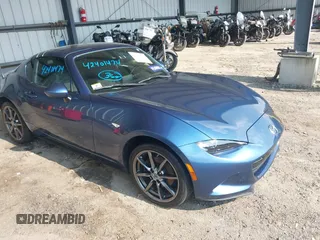 2018 Mazda MX-5 Miata Grand Touring with VIN JM1NDAM71J0201351, listed as a IAAI auction lot 42401474 with 96,054 mi miles and . Bid and sale history available at DreamBid. Image 1.