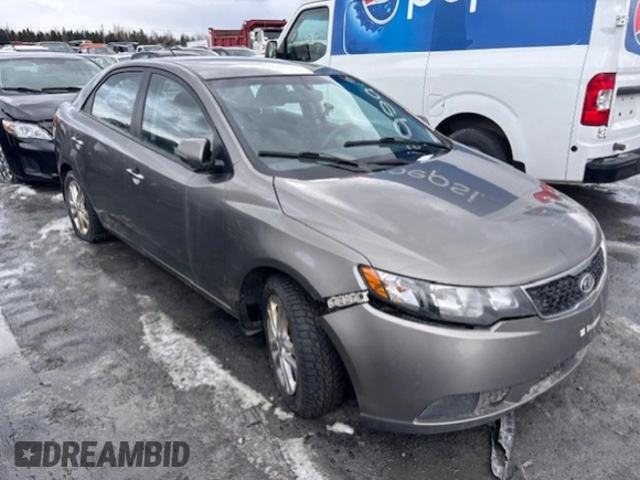 2011 Kia Forte EX with VIN KNAFU4A29B5318255, listed as a Copart auction lot 45891335 with 154,271 mi miles and Salvage Title. Bid and sale history available at carsss.com. Image 4.