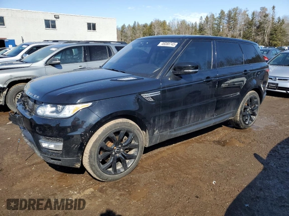 2017 Land Rover Range Rover Sport HSE with VIN SALWR2FK9HA135402, listed as a Copart auction lot 46088745 with 201,479 mi miles and Clean Title. Bid and sale history available at carsss.com. Image 1.